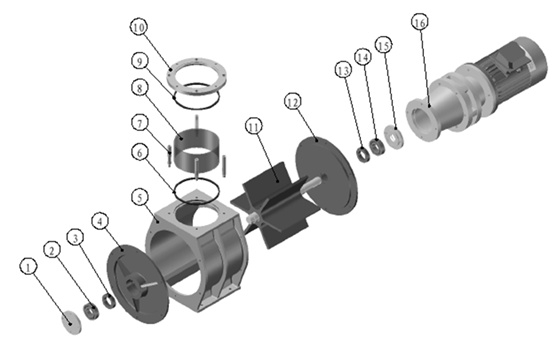 Bearing Internal Type Rotary Valve Structure